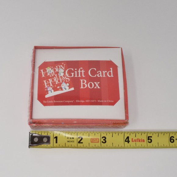 4 Holiday Gift Card Holder Box Christmas New Xmas - Picture 6 of 7
